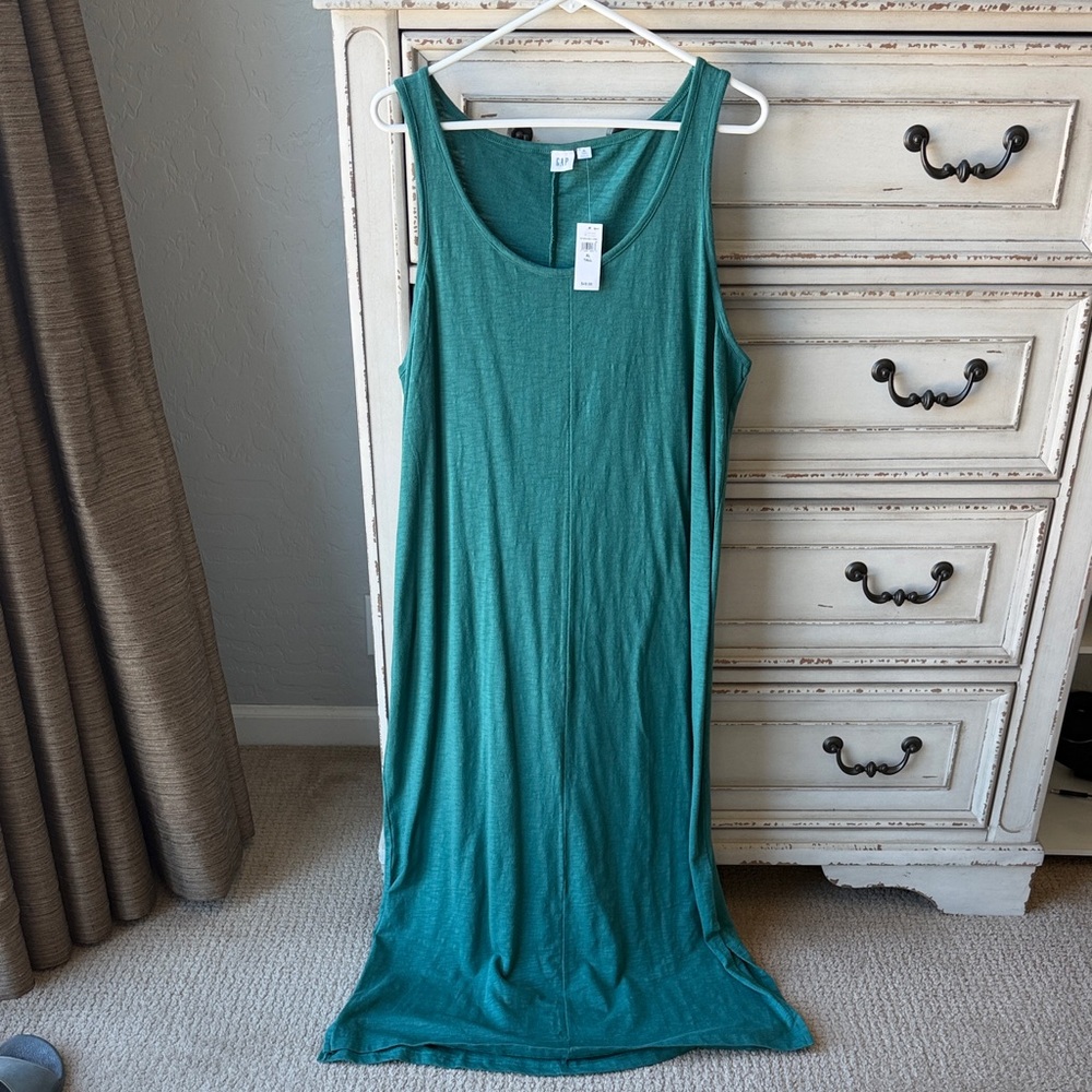 GAP Teal Maxi Dress